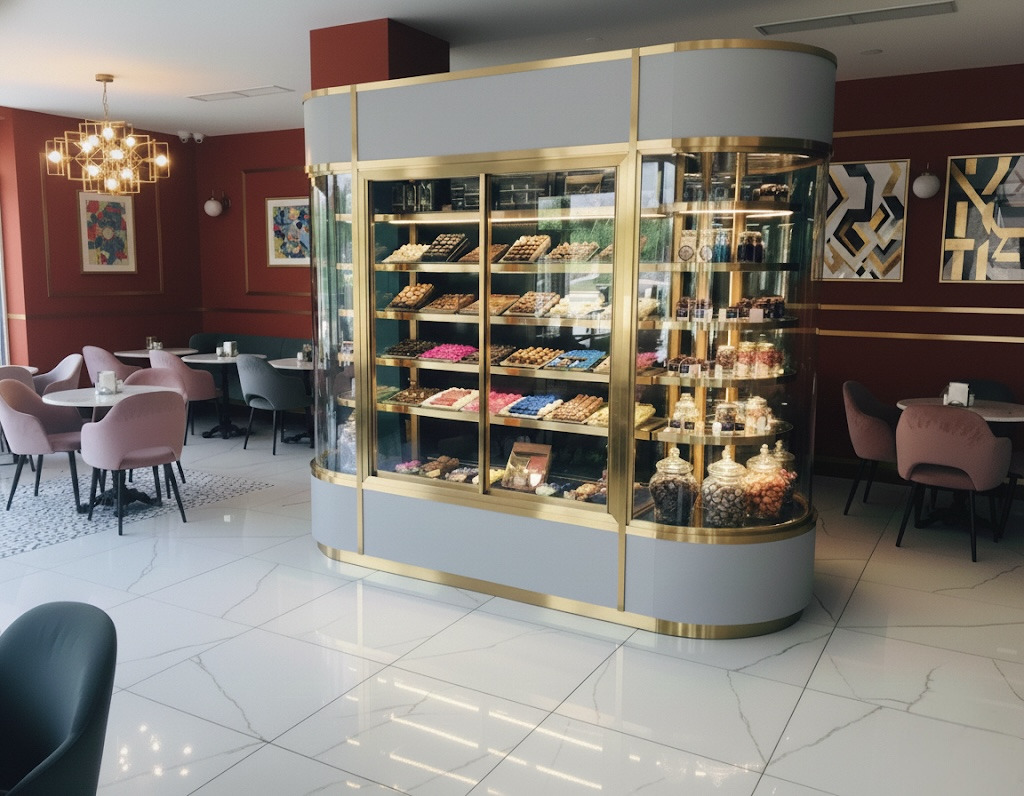 +16°C Çikolata Vitrini - UV Korumalı Cam Vitrin Dolabı