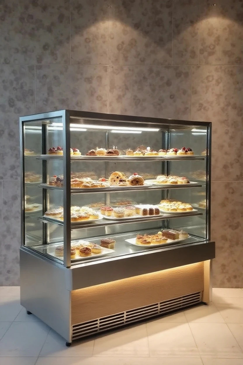 Pastane için Profesyonel Servis Tezgahı - Paslanmaz Çelik 304